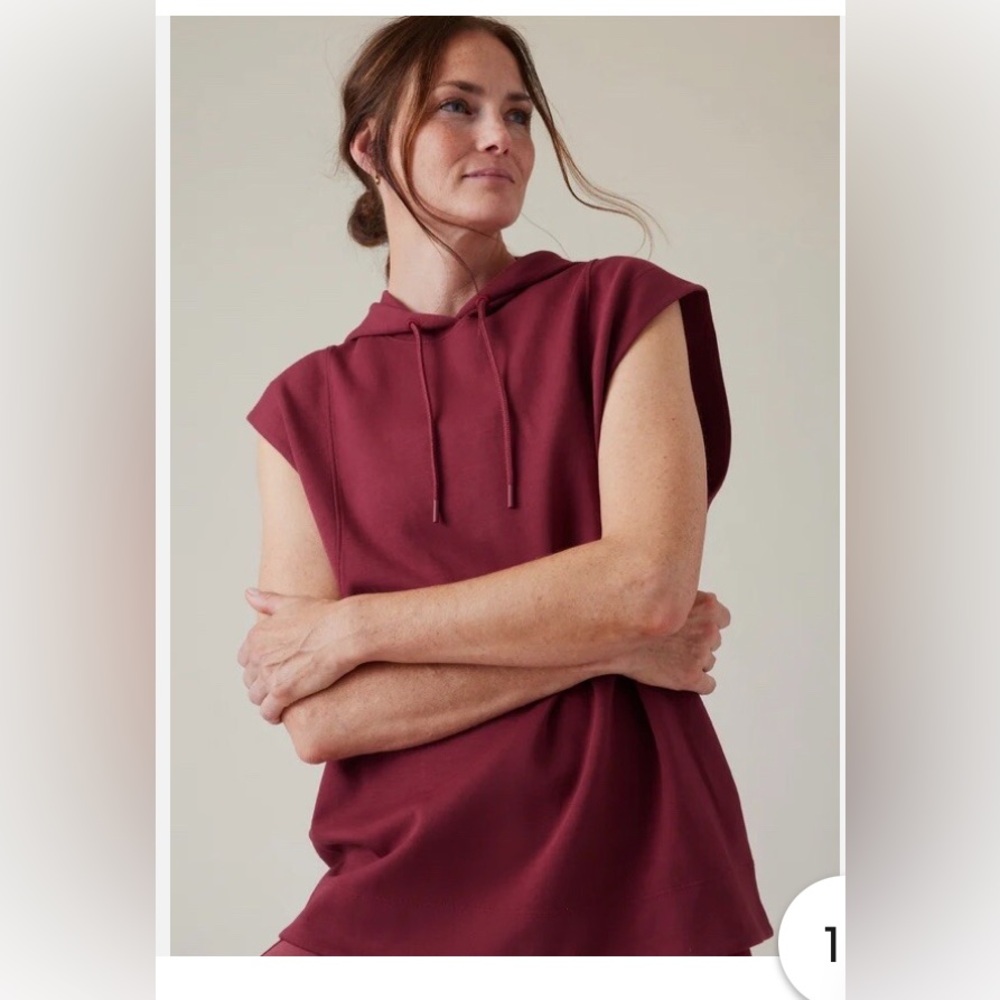 ATHLETA SUNDOWN SWEATSHIRT TANK - Picture 6 of 11